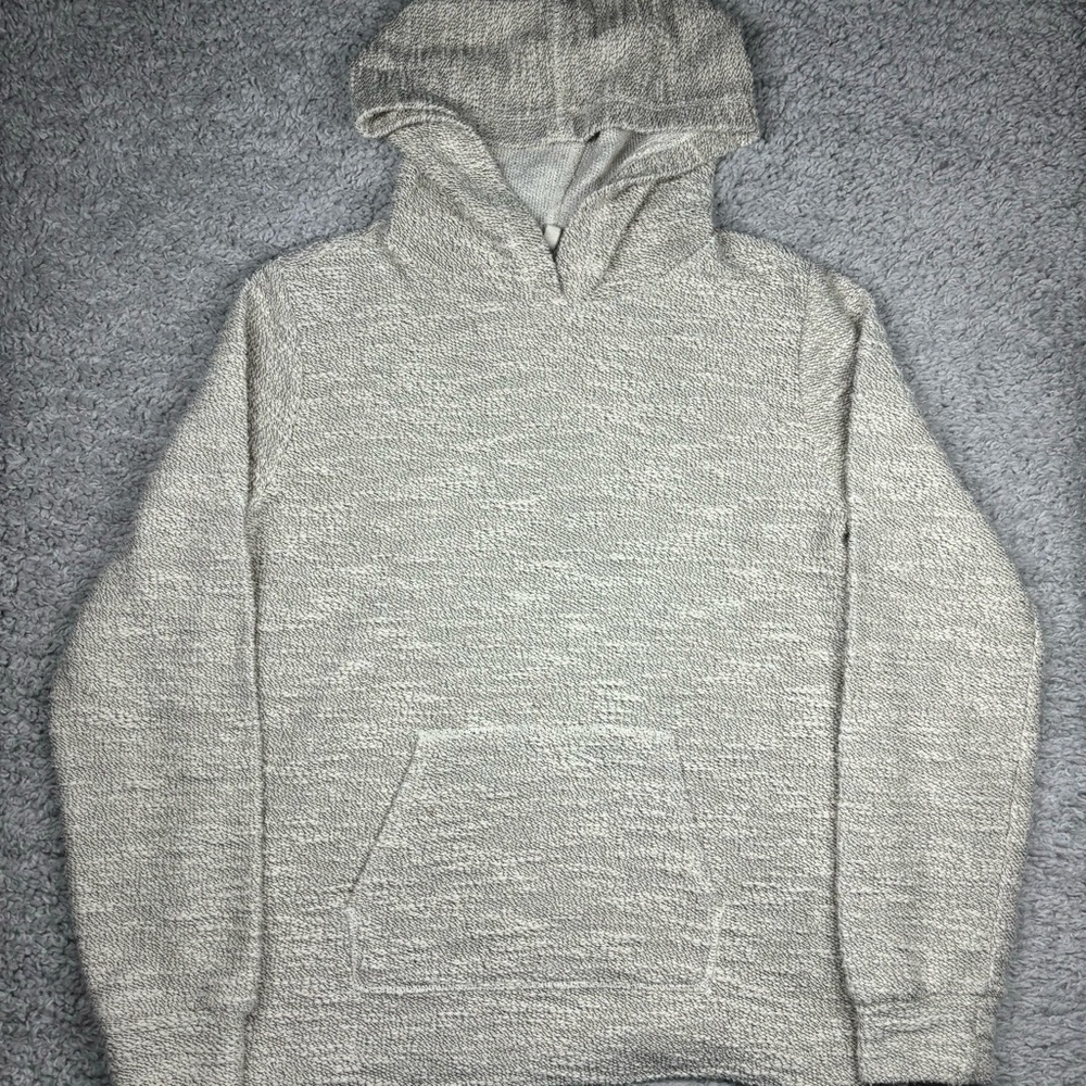 Lou & Grey Sweater Womens Small Modest Hooded Pocket Cozy Comfy Casual Layering